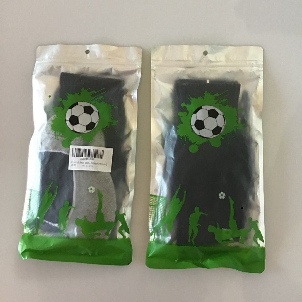 2 PACK SOCCER SOCKS UNISEX SPORT SOCKS (2 PAIRS) - Picture 10 of 10